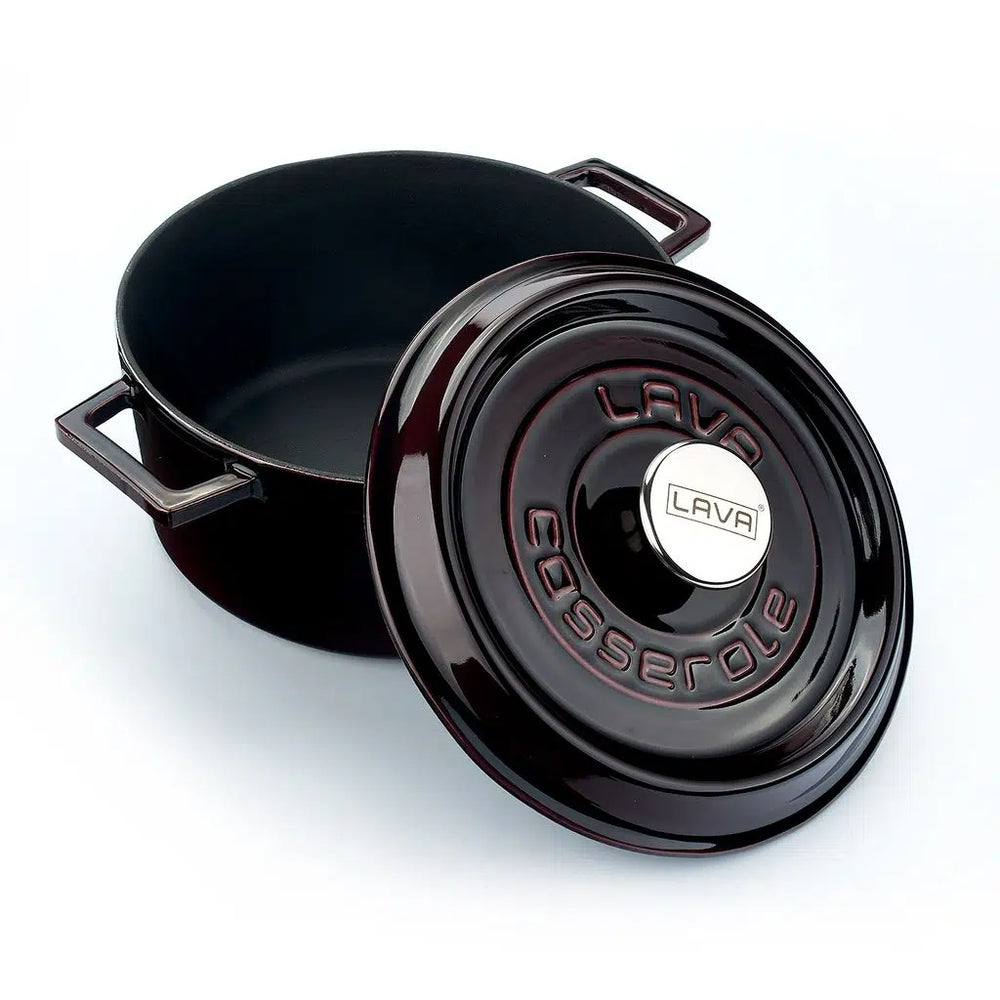 Lava Cast Iron Round Premium. Trendy, 1-Handle, Dia. Ø 24cm. - Mabrook Hotel Supplies