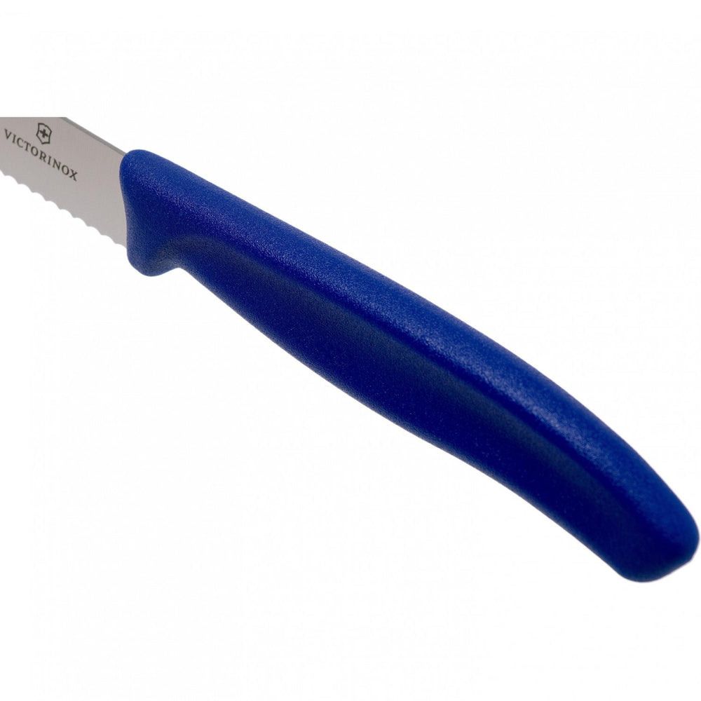 VICTORINOX SWISS CLASSIC TOMATO AND TABLE KNIFE BLUE, 11 CM. - Mabrook Hotel Supplies