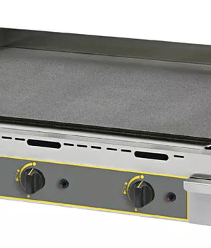 GAS GRIDDLE WITH DECARBONISED STEEL PLATE - 3 COOKING ZONES - Mabrook Hotel Supplies