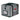 Grey,Black Polyester Hot Food Delivery Bag - Mabrook Hotel Supplies