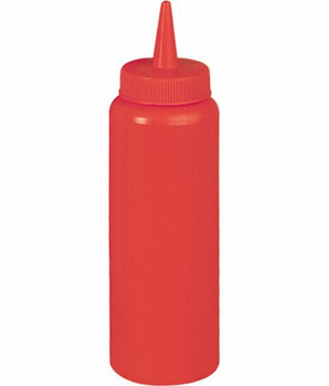 SQUEEZE BOTTLE DISPENSER, RED - 250 ML - Mabrook Hotel Supplies