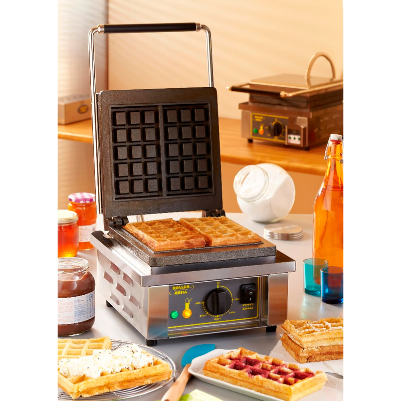 PROFESSIONAL ELECTRIC WAFFLE IRON – « BRUXELLES » MOULD - Mabrook Hotel Supplies