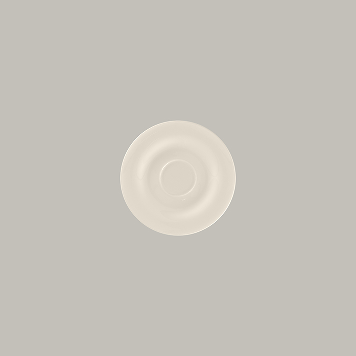 RAK BONE CHINA BRAVURA SAUCER, IVORY, 17 CM FITS WITH BCBVSCU30 - Mabrook Hotel Supplies