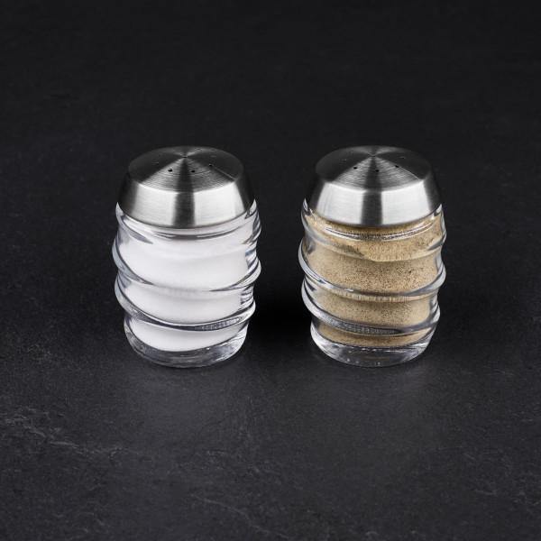 BRAY SALT & PEPPER GLASS SHAKER 70MM - Mabrook Hotel Supplies