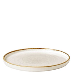 CHURCHILL STONECAST BARLEY WHITE WALLED PLATE 22CM - Mabrook Hotel Supplies
