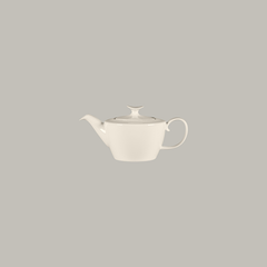 RAK BONE CHINA BRAVURA TEA POT IVORY, DIA: 12.2 CM, CAP: 19.7 OZ - Mabrook Hotel Supplies