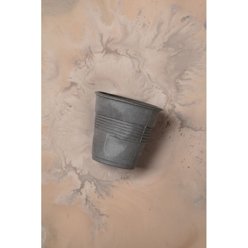 REVOL 100% RECYCLAY CAPPUCCINO FROISSÉS TUMBLER - 6.25 OZ - Mabrook Hotel Supplies