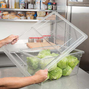 CAMBRO, POLYCARBONATE SLIDING LID - CLEAR - Mabrook Hotel Supplies