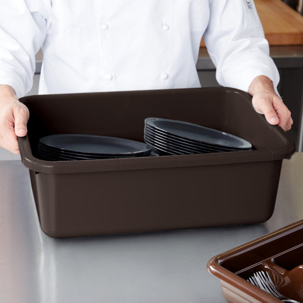 CAMBRO POLYETHYLENE CAMBOX DARK BROWN - Mabrook Hotel Supplies
