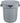 RUBBERMAID BRUTE TRASH CAN 10 GALLON - GRAY - Mabrook Hotel Supplies