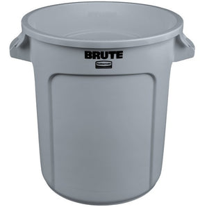RUBBERMAID BRUTE TRASH CAN 10 GALLON - GRAY - Mabrook Hotel Supplies