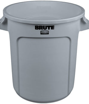 RUBBERMAID BRUTE TRASH CAN 10 GALLON - GRAY - Mabrook Hotel Supplies