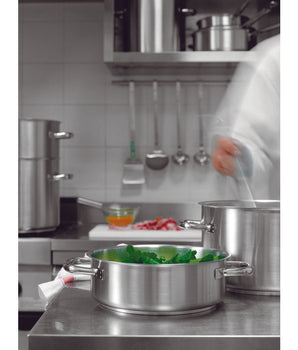 Sauce pot with 2 Handles Series 1000 S/Steel - Mabrook Hotel Supplies