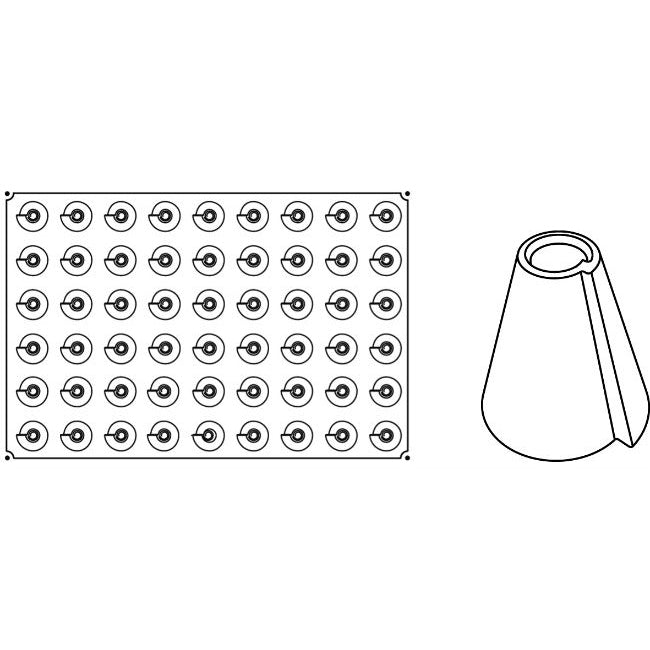 PAVONI  CONO MIGNON PX022 - Mabrook Hotel Supplies