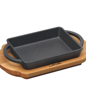 LAVA RECTANGULAR CAST IRON DISH - Mabrook Hotel Supplies