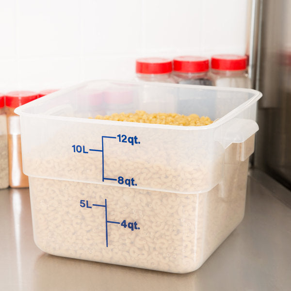 Cambro, Translucent Square Food Storage Container - Mabrook Hotel Supplies