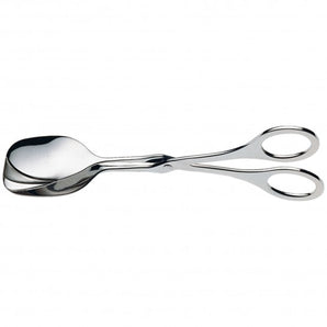 Cake tongs, stainless 18/10, partly satin finished, length 6 3/4 in. - Mabrook Hotel Supplies