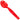 CAMBRO, POLYCARBONATE PERFORATED DELI SPOON- RED - Mabrook Hotel Supplies