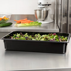 Cambro, GN 1/1 Polycarbonate food pan, Black - Mabrook Hotel Supplies