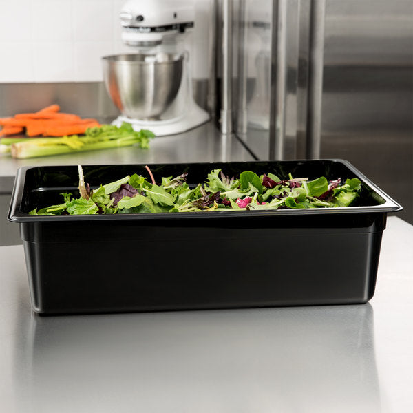 Cambro, GN 1/1 Polycarbonate food pan, Black - Mabrook Hotel Supplies