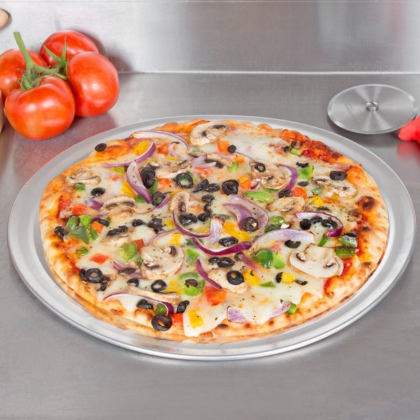 ALUMINUM PIZZA TRAY COUPE STYLE 13" - Mabrook Hotel Supplies