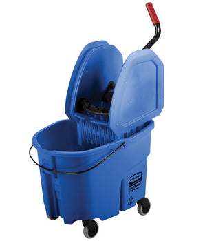 RUBBERMAID WAVEBRAKE SIDE-PRESS COMBO BLUE - Mabrook Hotel Supplies