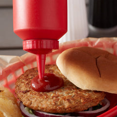 SQUEEZE BOTTLE DISPENSER RED 12 OZ - Mabrook Hotel Supplies