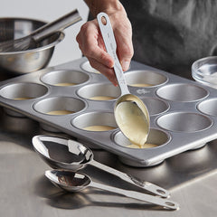 MEASURING SPOON, INCLUDES SET OF 1/8,1/4 & 1/2 CUPS - Mabrook Hotel Supplies