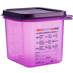 Airtight Container Allergen-Free Polypropylene GN 1/6 - Mabrook Hotel Supplies