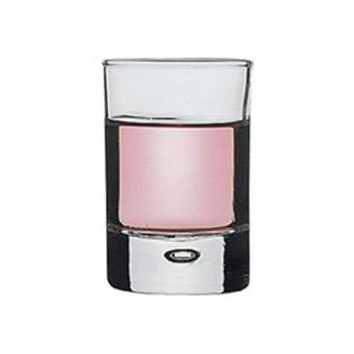 Side, vol: ~63 cc. 2 US oz. - 2 1/4 UK oz, height:  68 mm. 2 3/4” - Mabrook Hotel Supplies