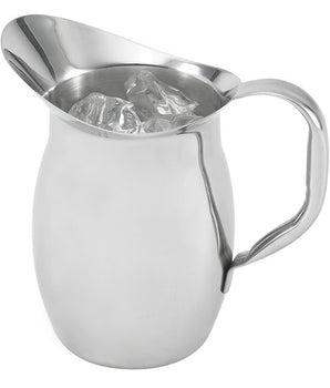 PITCHER BELL SHAPED, 2 QUART, STAINLESS STEEL - Mabrook Hotel Supplies