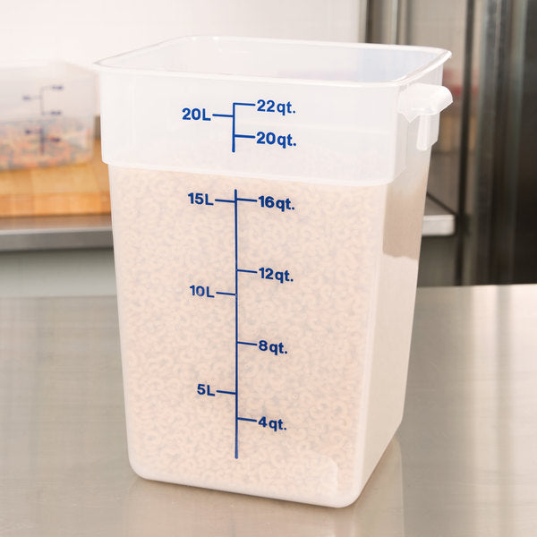 Cambro, Translucent Square Food Storage Container - Mabrook Hotel Supplies