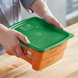 CAMBRO, POLYPROPYLENE SQUARE LID - GREEN - Mabrook Hotel Supplies