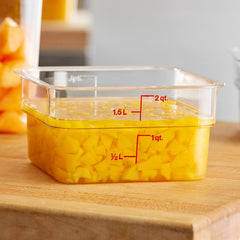 Cambro, Polycarbonate Square Food Storage Container - Mabrook Hotel Supplies