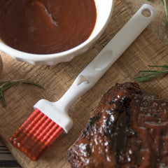 SILICON BASTING BRUSH WITH HOOK RED - Mabrook Hotel Supplies
