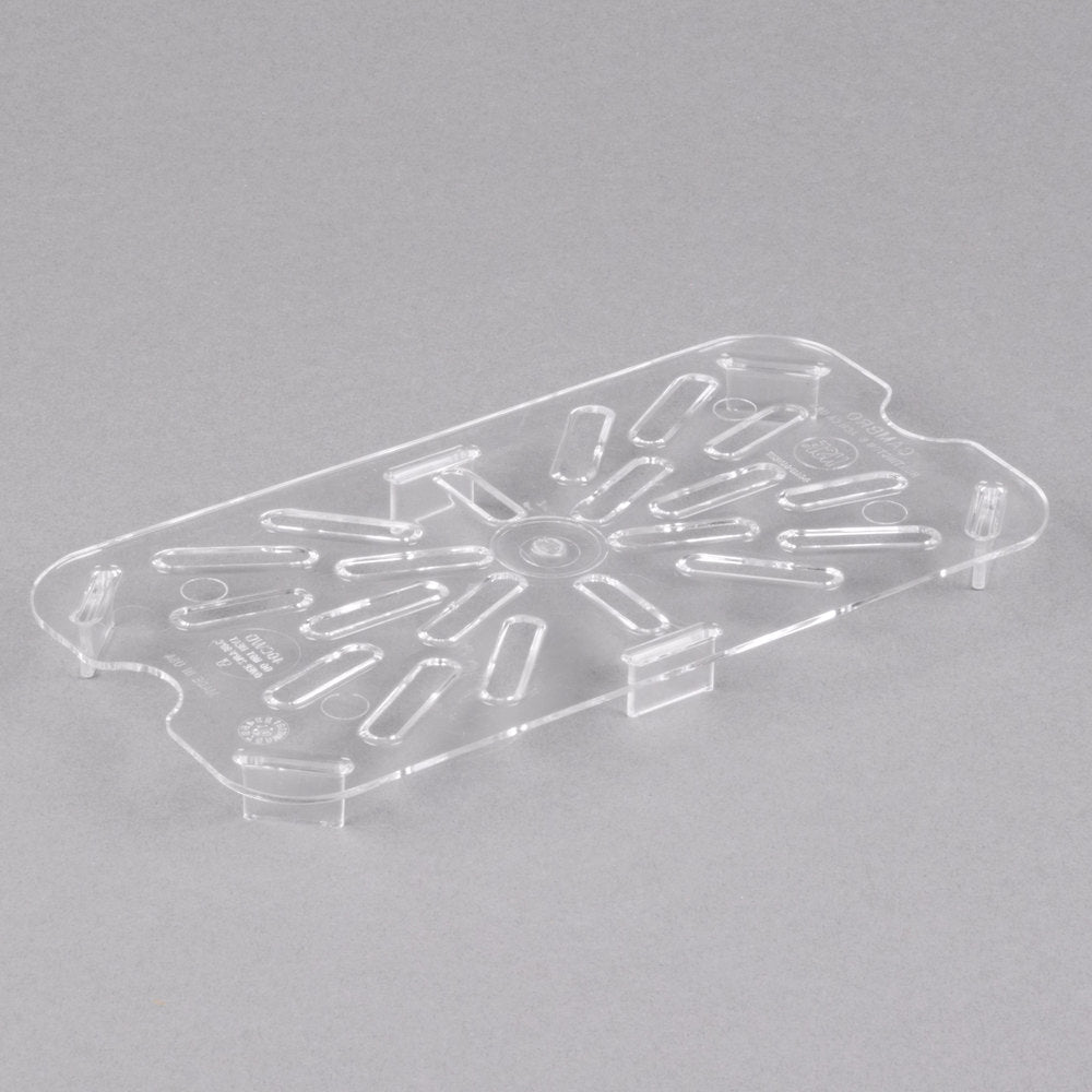 Cambro, GN 1/4 Polycarbonate Lid and Drain Shelf , CLEAR - Mabrook Hotel Supplies