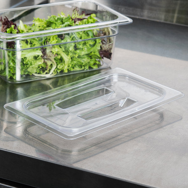 Cambro, GN 1/4 Polycarbonate Lid and Drain Shelf , CLEAR - Mabrook Hotel Supplies