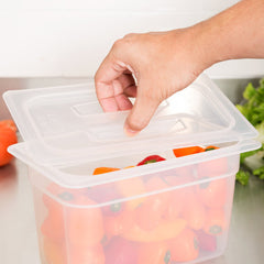 Cambro, GN 1/4 Polypropylene Lid and Drain Shelf , WHITE - Mabrook Hotel Supplies