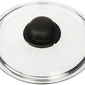STEEL LID WITH BLACK KNOB - Mabrook Hotel Supplies