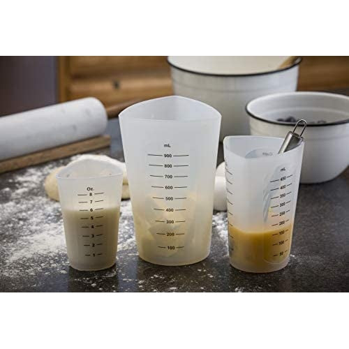 TABLECRAFT 3 PIECE FLEXIBLE MEASURING CUP SET - Mabrook Hotel Supplies