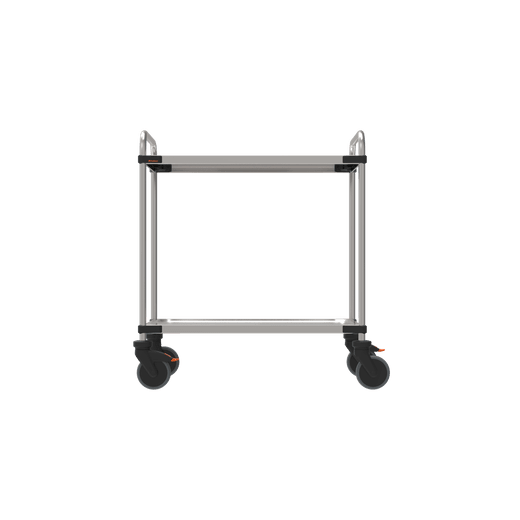 RIEBER STAINLESS STEEL SERVICE TROLLEY 2 SHELVES - Mabrook Hotel Supplies