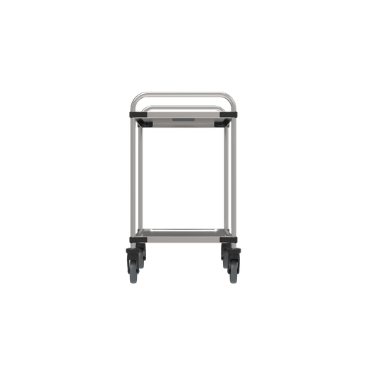 RIEBER STAINLESS STEEL SERVICE TROLLEY 2 SHELVES - Mabrook Hotel Supplies