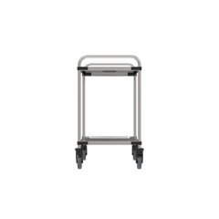 RIEBER STAINLESS STEEL SERVICE TROLLEY 2 SHELVES - Mabrook Hotel Supplies