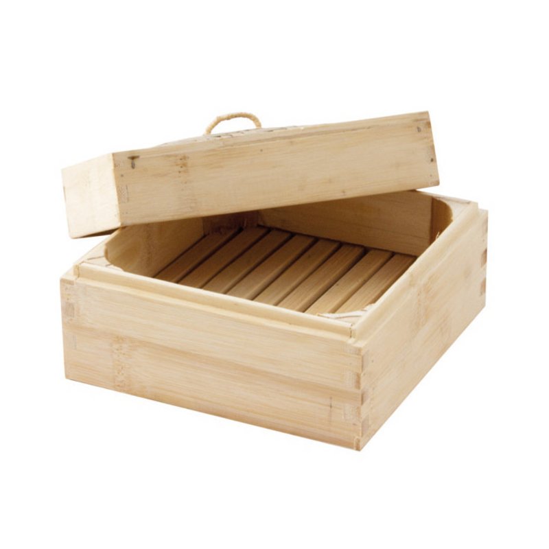SQUARED STEAMER BAMBOO - Mabrook Hotel Supplies