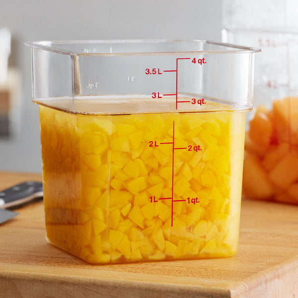 Cambro, Polycarbonate Square Food Storage Container - Mabrook Hotel Supplies