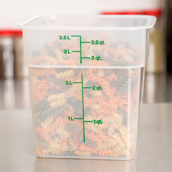 Cambro, Translucent Square Food Storage Container - Mabrook Hotel Supplies