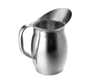 "PITCHER, BELL SHAPED, 4 1/8 QUART, STAINLESS, 10 3/8" HT" - Mabrook Hotel Supplies