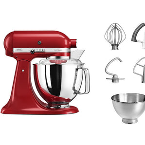 4.8L ART STAND MIXER EMPIRE RED - Mabrook Hotel Supplies