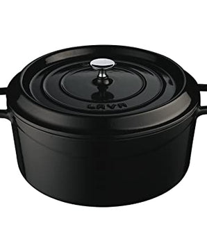 LAVA ROUND CASSEROLE MATT BLACK - (Ø)12 CM - Mabrook Hotel Supplies