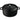 LAVA ROUND CASSEROLE MATT BLACK - (Ø)?14 CM - Mabrook Hotel Supplies